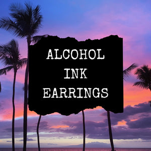 Alcohol Ink Earrings