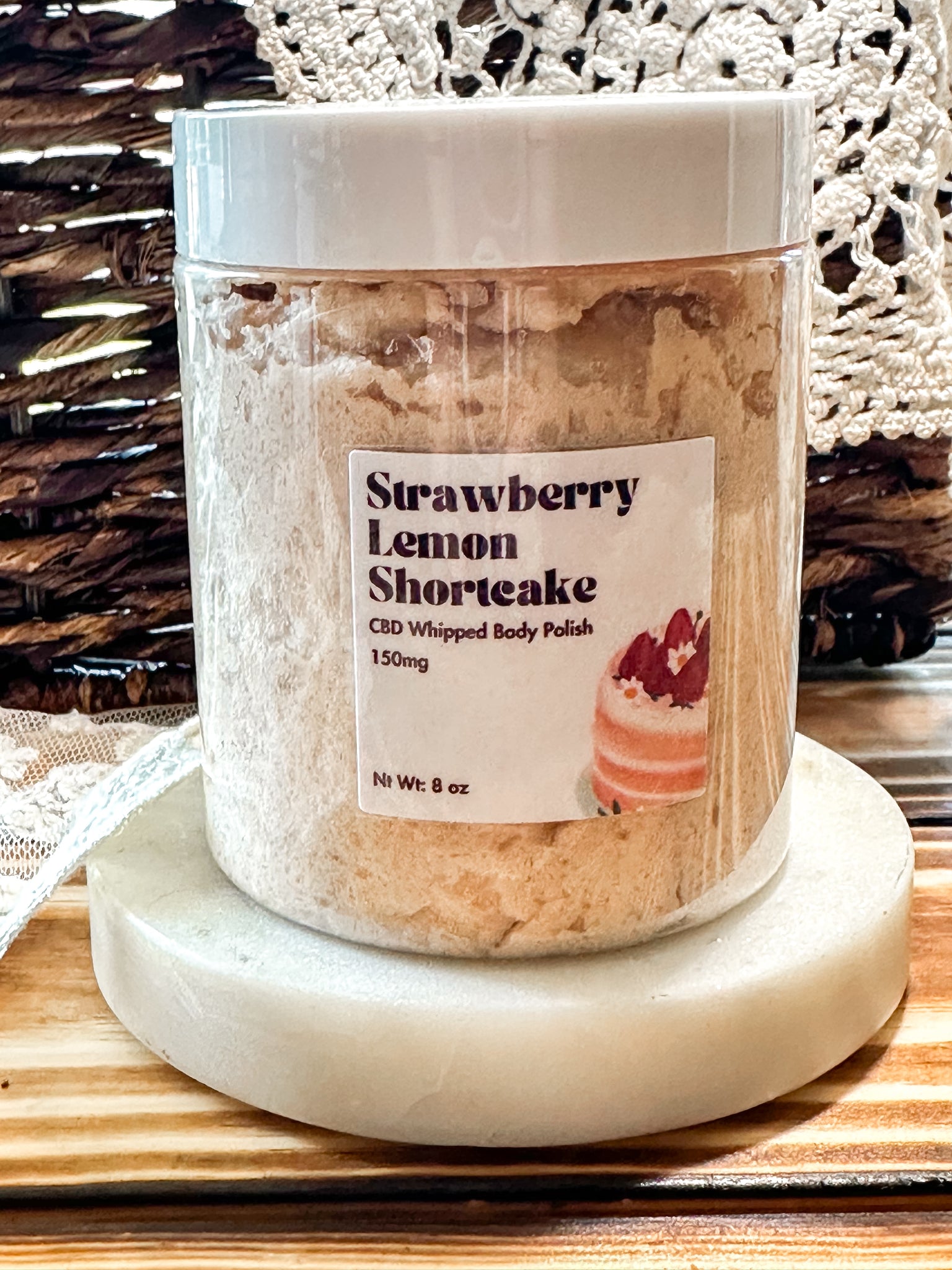 Strawberry Lemon Shortcake 🍰 Hemp Whipped Body Polish