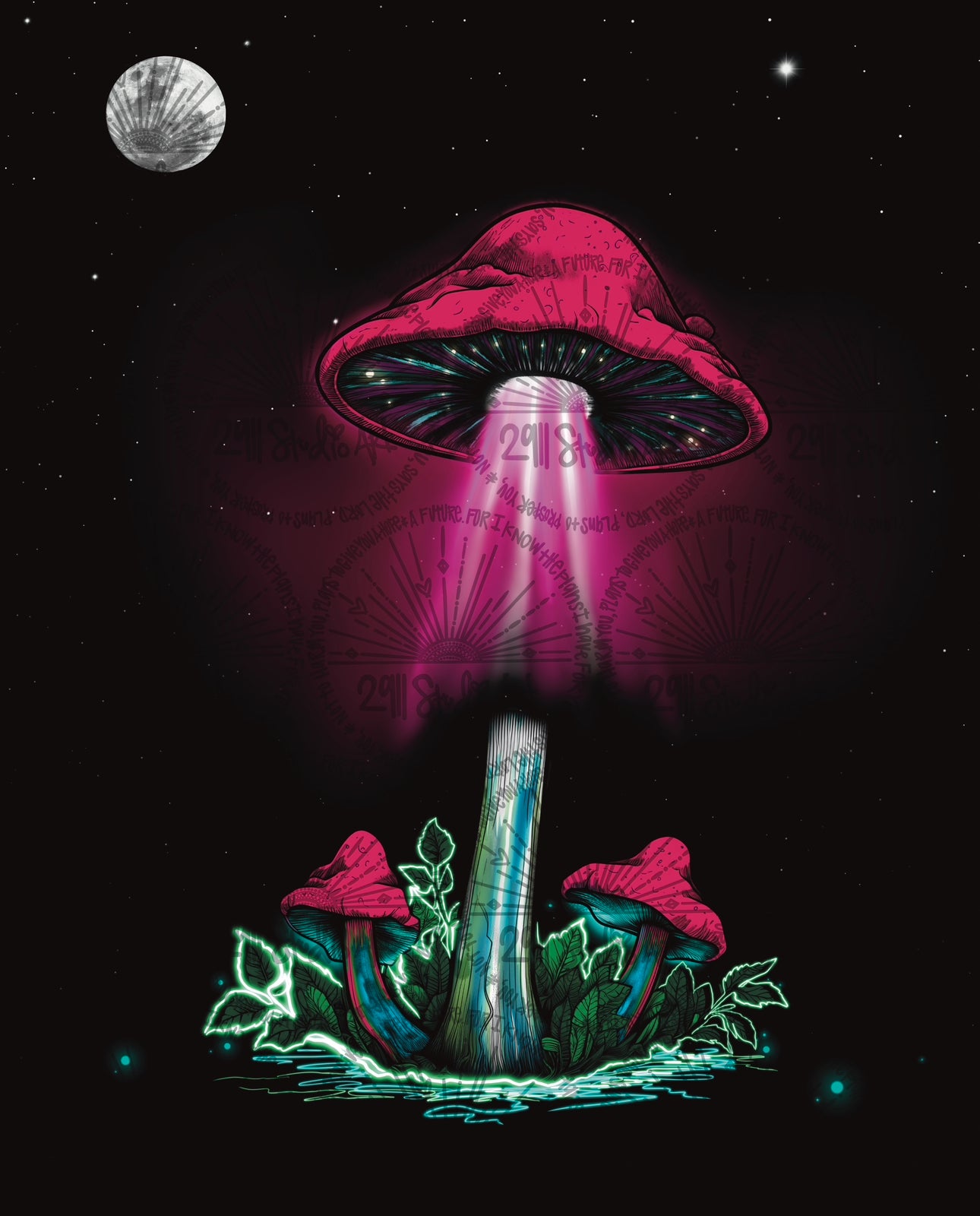 Space Shroom Print Pre-Order