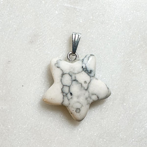 Howlite Star Necklace