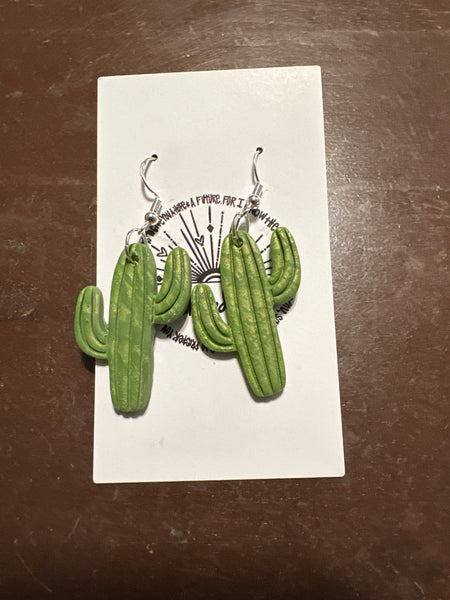 Succulent & Cacti Earrings: Click Drop Down For Different Styles