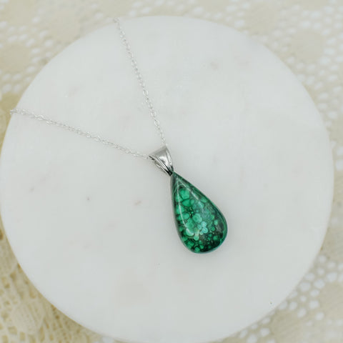 Malachite Pendant Necklace