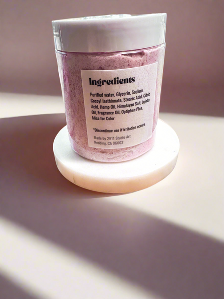Inspired Dark Kiss: Hemp Whipped Salt Scrub