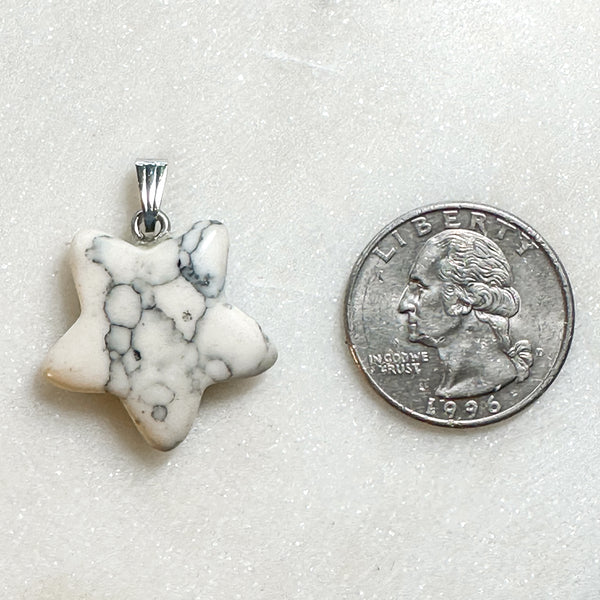 Howlite Star Necklace