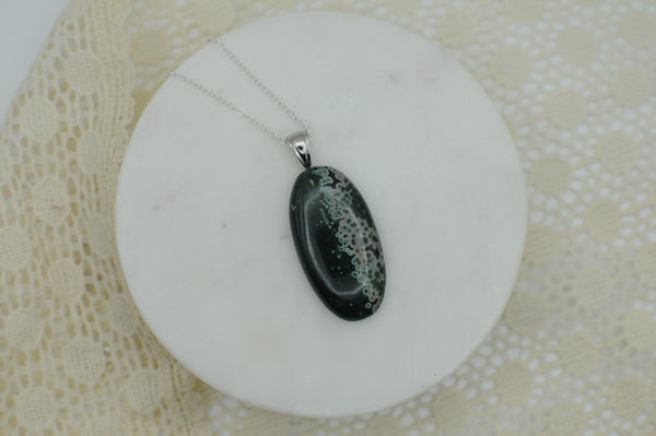 Ocean Jasper Pendant Necklace