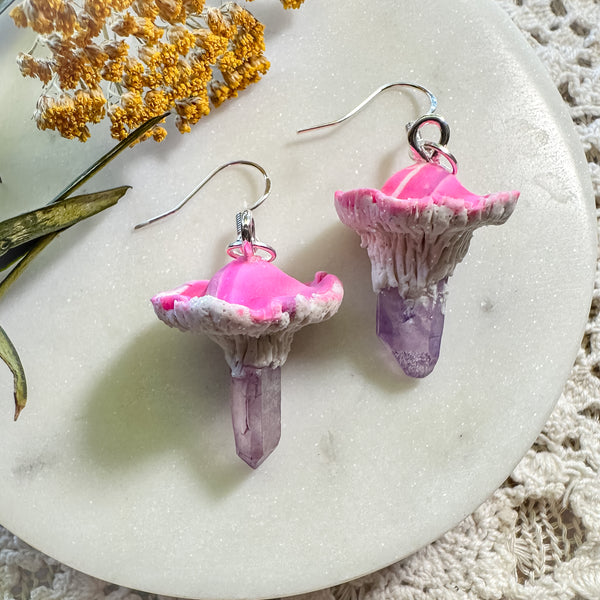 Mushroom Earrings: Click Drop Down For Different Styles