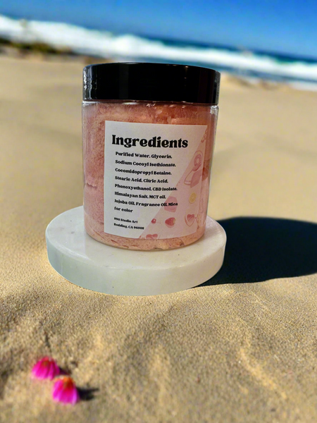 Summertime Strawberry Lemonade Hemp Oil & Himalayan Salt Body Polish