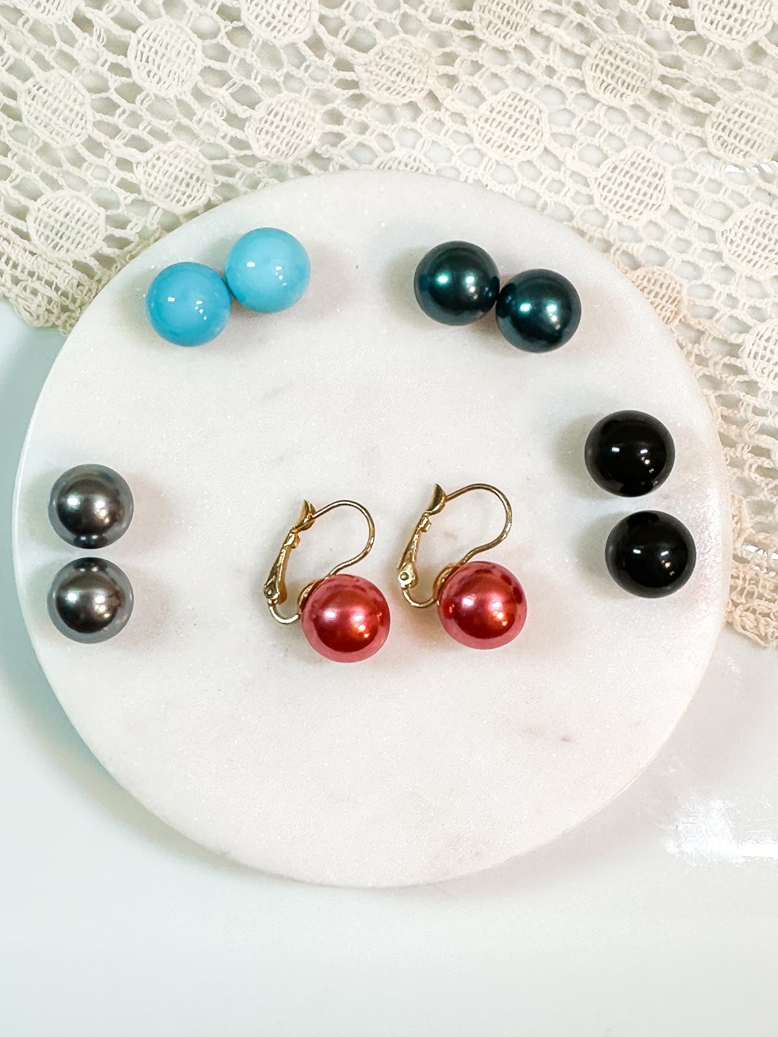 Joan Rivers Interchangeable Lever-back Earrings Set