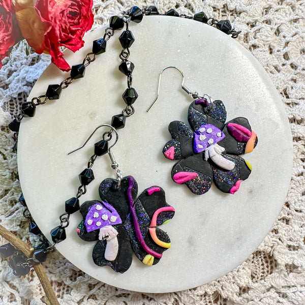 Wonderland (Cheshire Cat Collection) Earrings: Click Drop Down For Different Styles