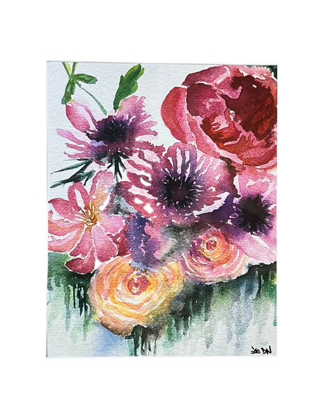 Modern Florals 1: Art Print