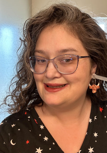 Highland Cows Hoops and Hooks Clay Earrings