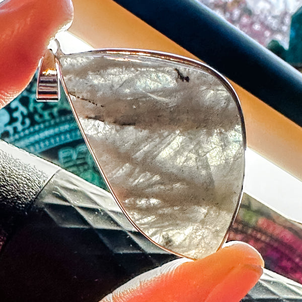 Sunset Labradorite Pendant Necklace