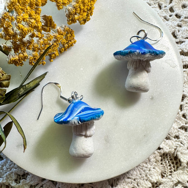 Mushroom Earrings: Click Drop Down For Different Styles