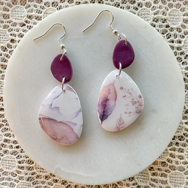 Autumn Beauty Clay Dangles