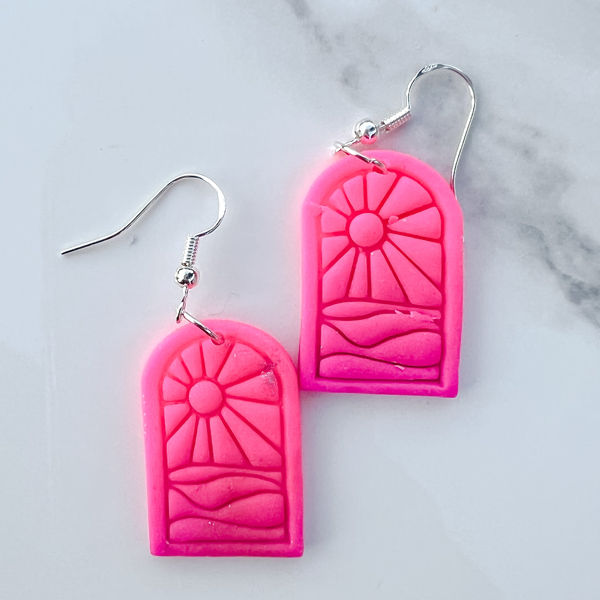 Perfectly Imperfect: Neon Rainbow Ombré Mini Landscapes