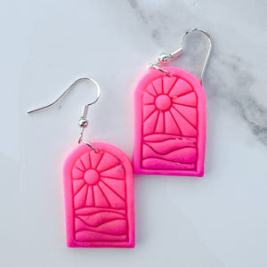Perfectly Imperfect: Neon Rainbow Ombré Mini Landscapes