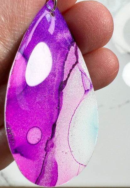 Sunset & Twilight Collection: Alcohol Ink Earrings