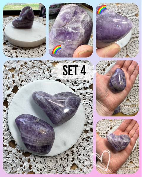 Madagascar Dream Amethyst Polished Tumbles Set