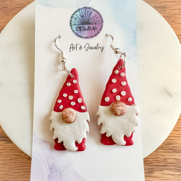 Christmas Clay Earrings