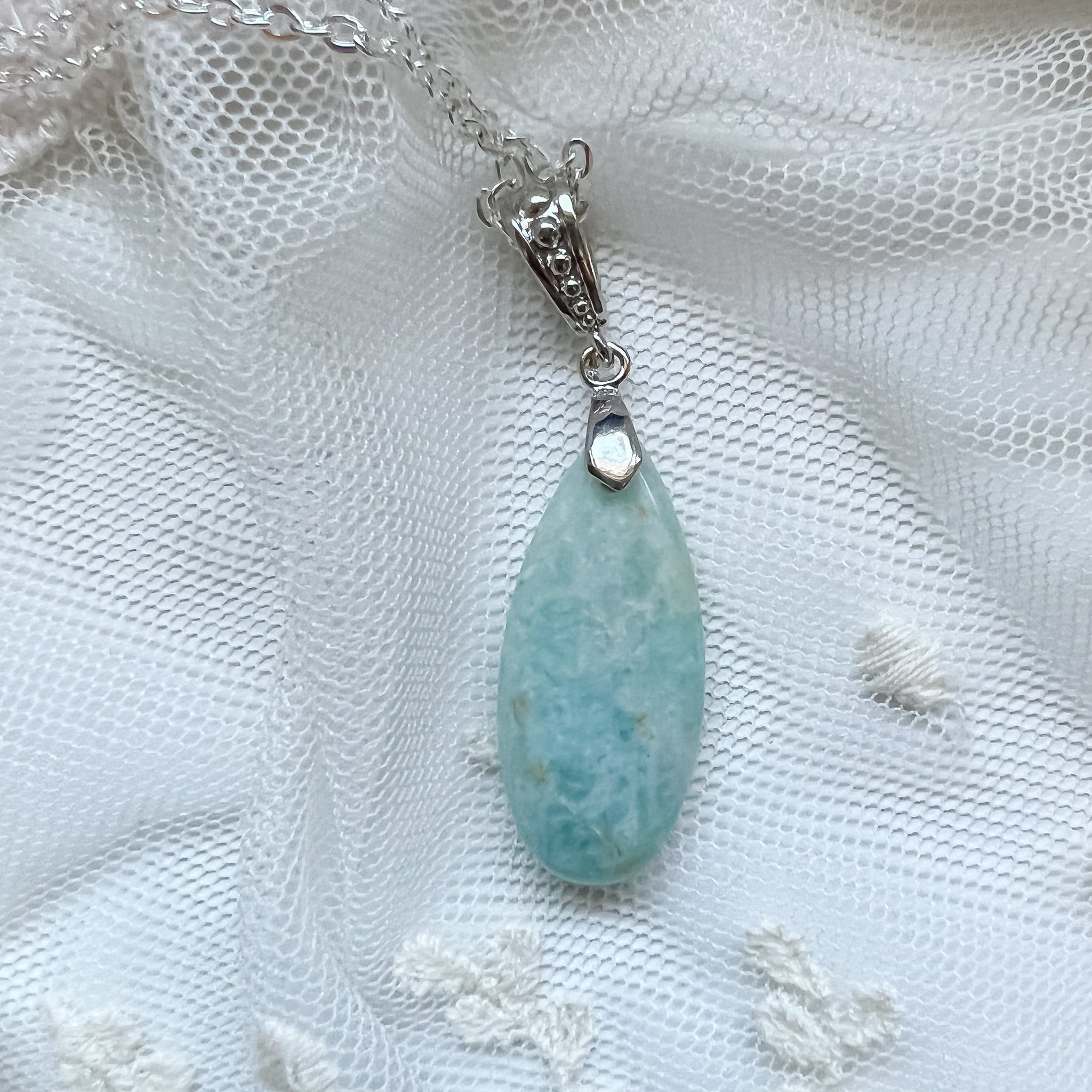 Genuine Hemamorphite Pendant Necklaces