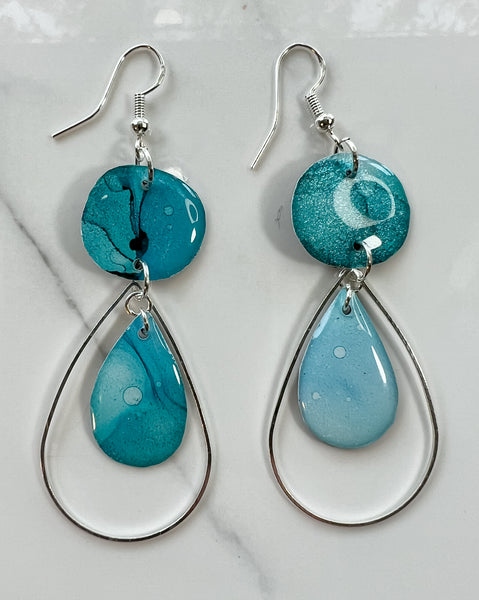 Sunset & Twilight Collection: Alcohol Ink Earrings