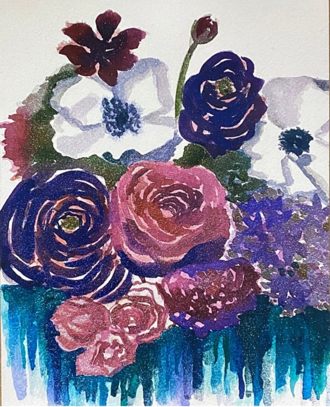Jewel Florals: Art Print