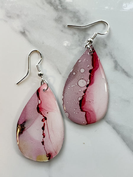 Sunset & Twilight Collection: Alcohol Ink Earrings