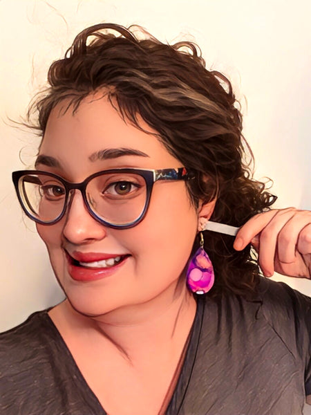 Sunset & Twilight Collection: Alcohol Ink Earrings