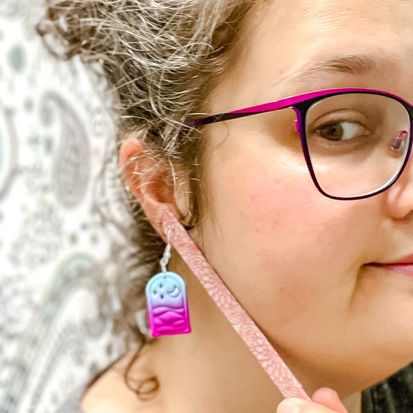 Perfectly Imperfect: Neon Rainbow Ombré Mini Landscapes