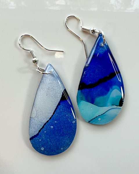Sunset & Twilight Collection: Alcohol Ink Earrings