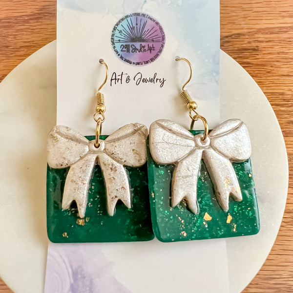 Christmas Clay Earrings