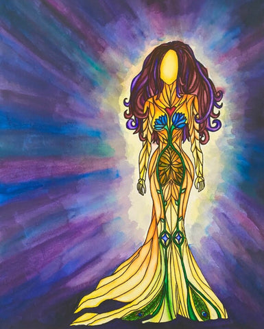 My Body Is A Temple: Color Photo Print